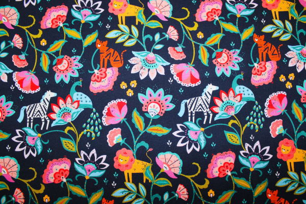 Designer- Baumwollstoff Indian Summer (10 cm)